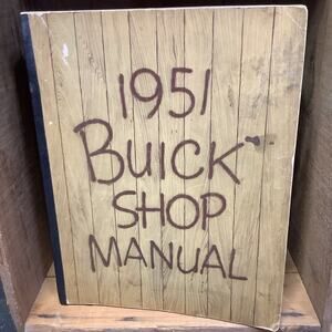 1951 Buick Service Shop Repair Manual Engine Drivetrain Electrical OE